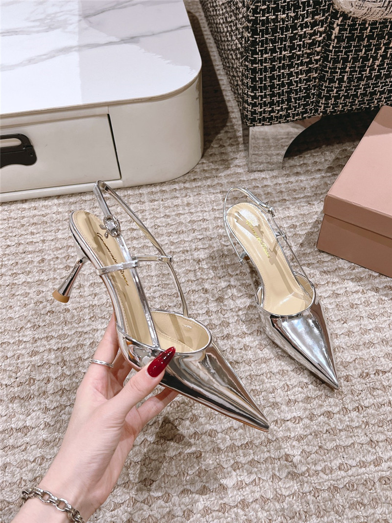 Gianvito Rossi Ribbon 85mm Slingback Pumps