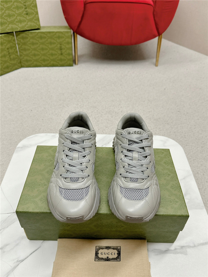 Gucci Platform Sneakers Women Gray