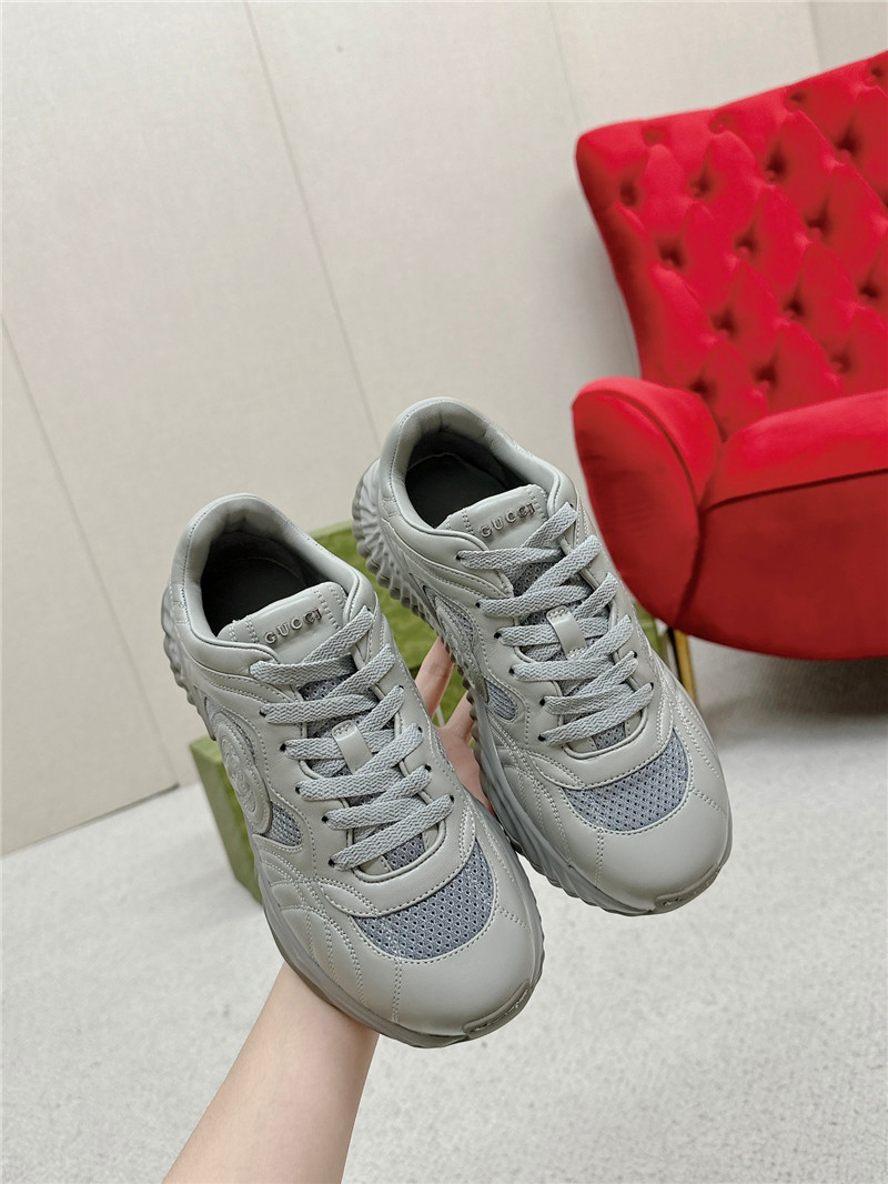 Gucci Platform Sneakers Women Gray