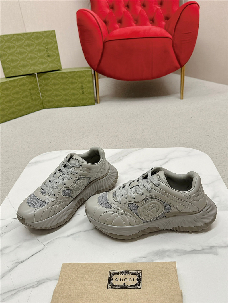 Gucci Platform Sneakers Women Gray