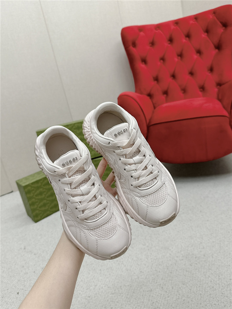 Gucci Platform Sneakers Women Beige