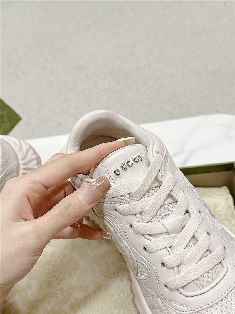 Gucci Platform Sneakers Women Beige