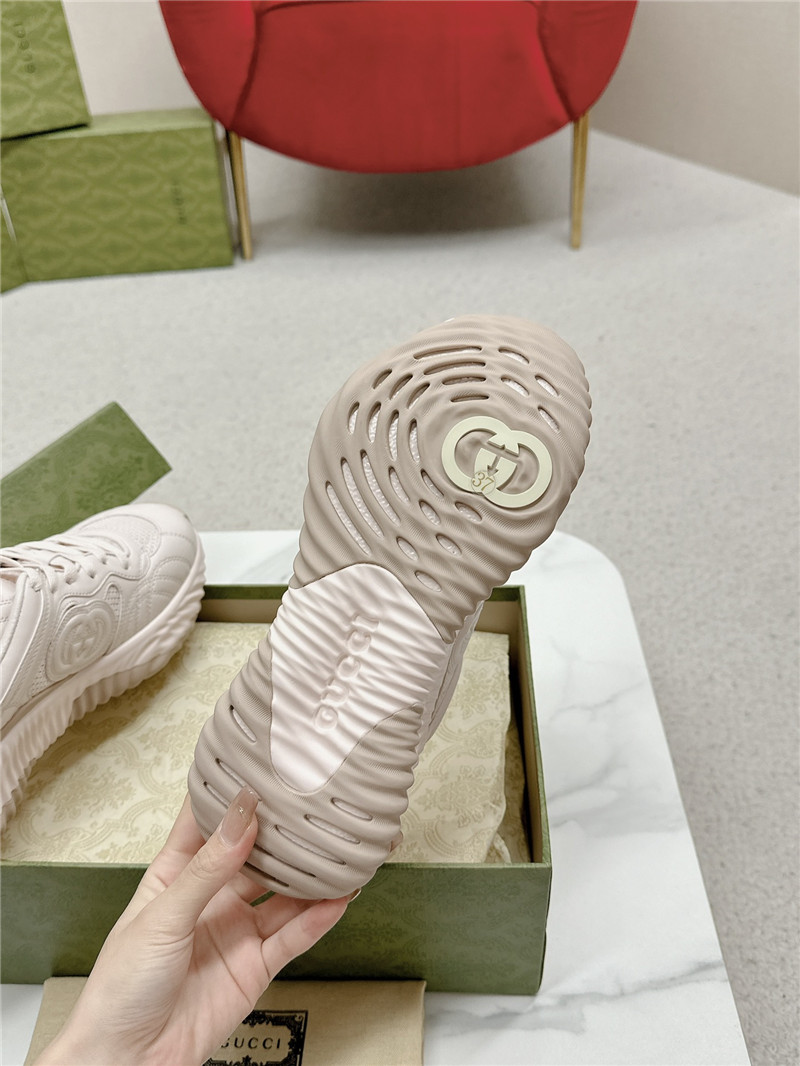 Gucci Platform Sneakers Women Beige