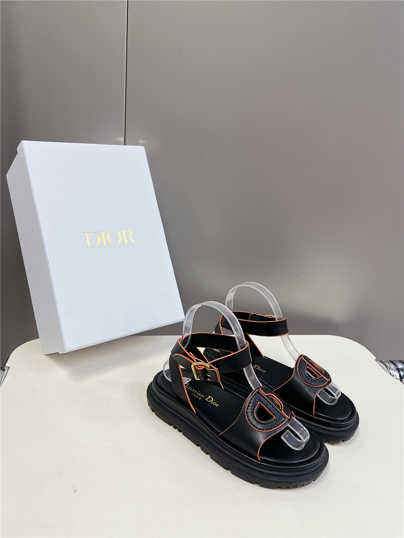 Dior D-Club Sandal Brown