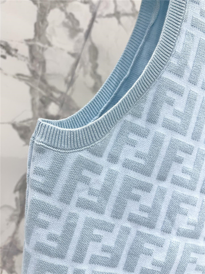 F**di ff presbyopic jacquard vest