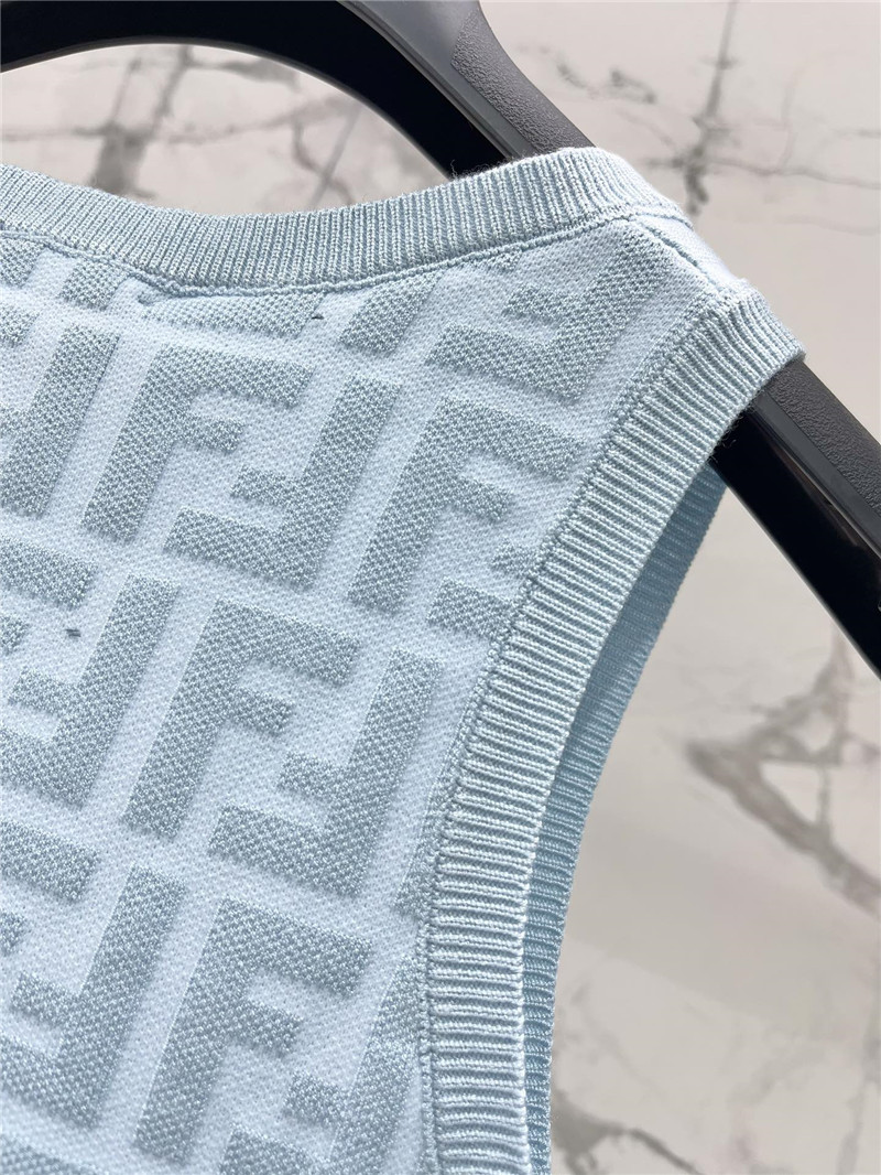 F**di ff presbyopic jacquard vest