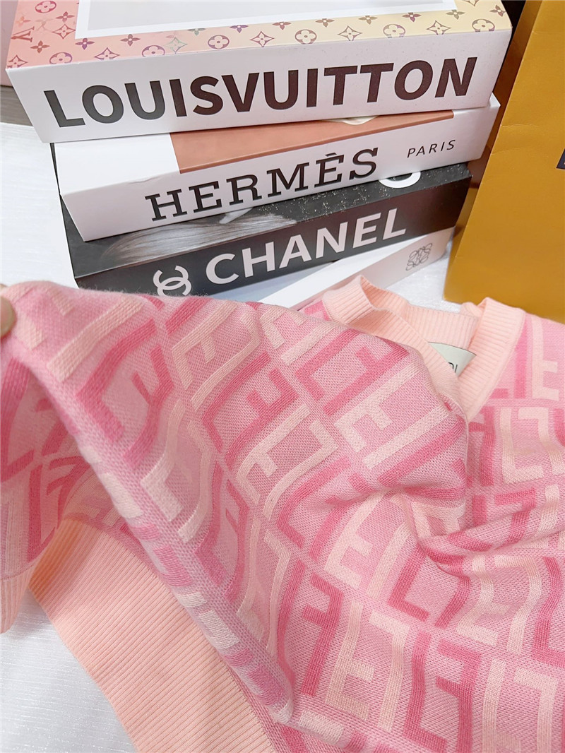 F**di short-sleeved knitted top replica clothes