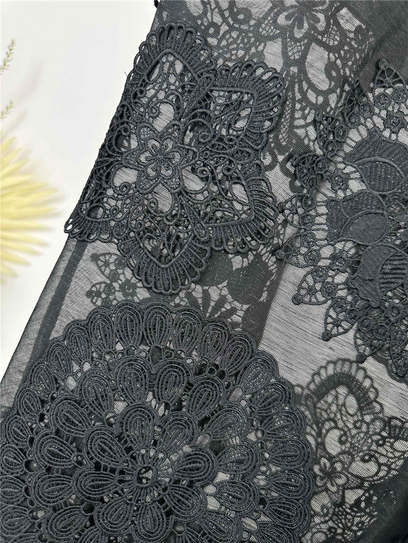 zimm asymmetric lace trim midi skirt replica clothes