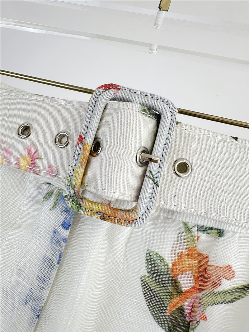 zimm lace detail flared high waist trousers replica d&g clothing