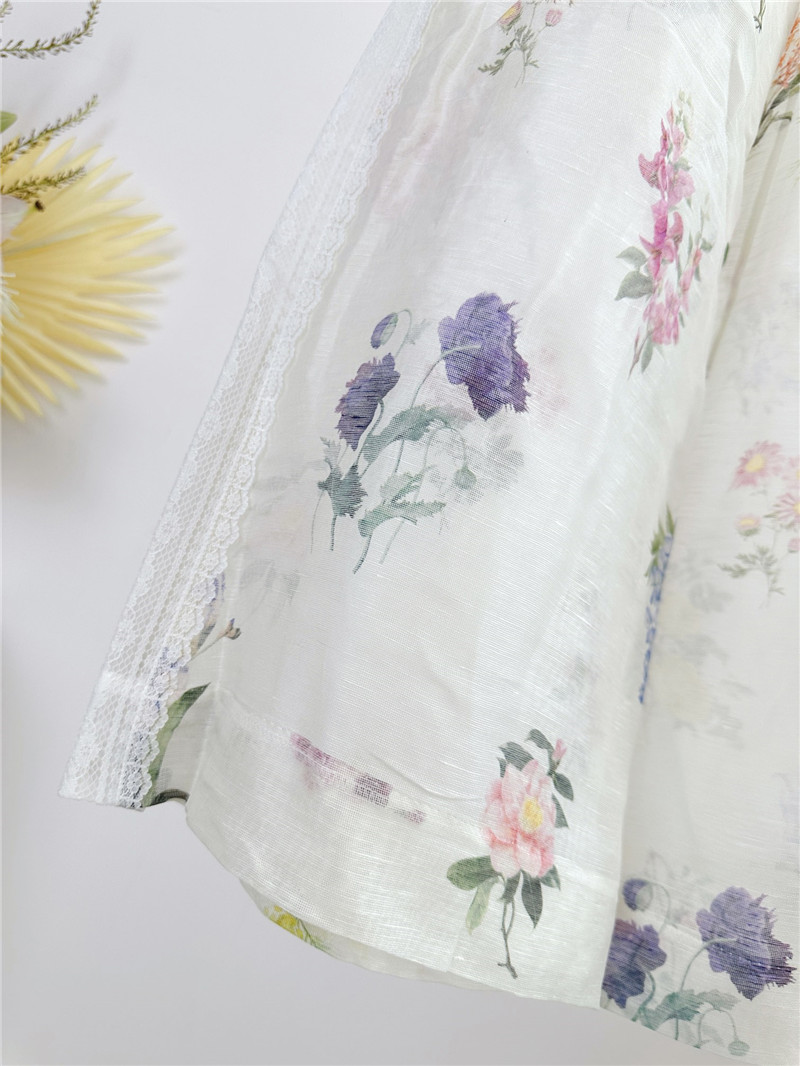 zimm lace detail flared high waist trousers replica d&g clothing