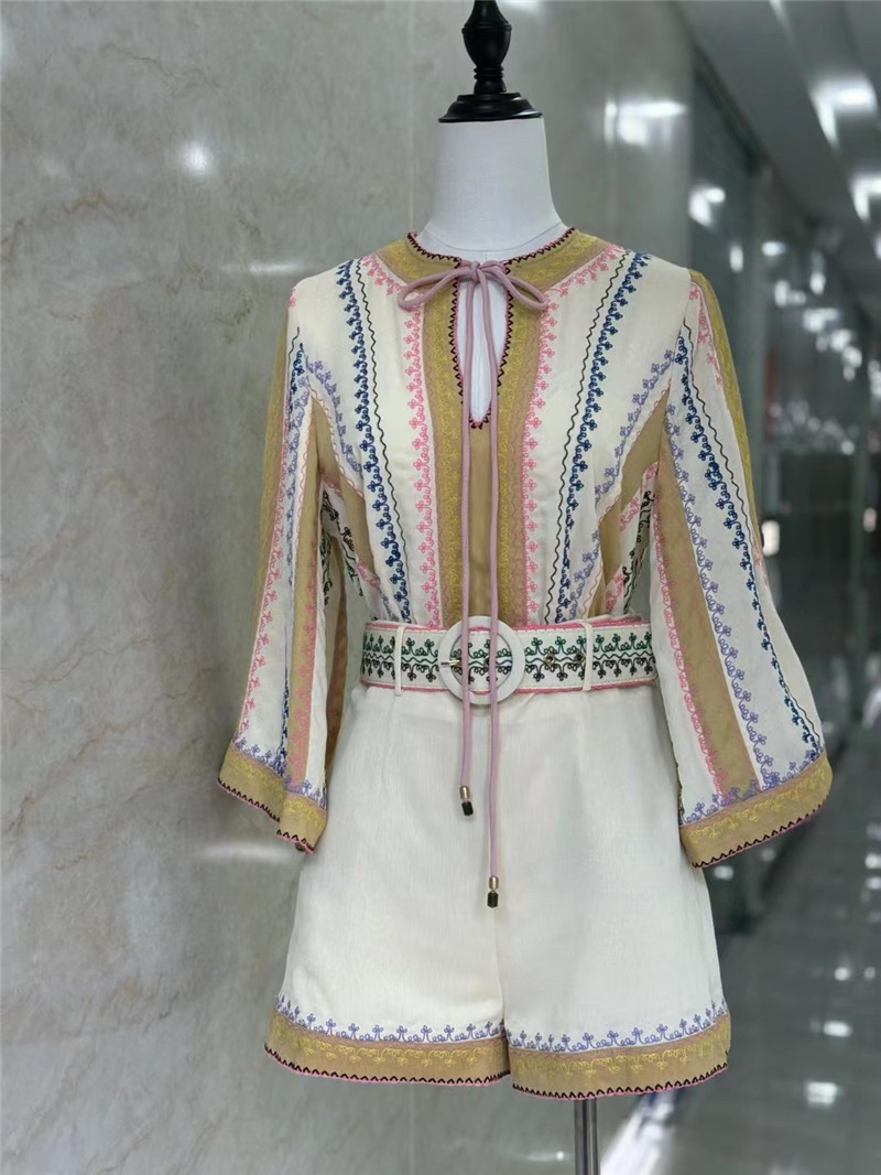 zimm crew neck top shorts suit replica d&g clothing