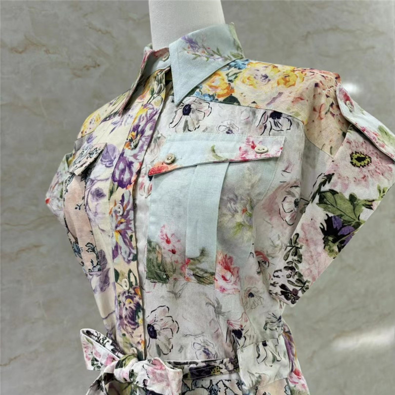 zimm belted waist jumpsuit replica d&g clothing