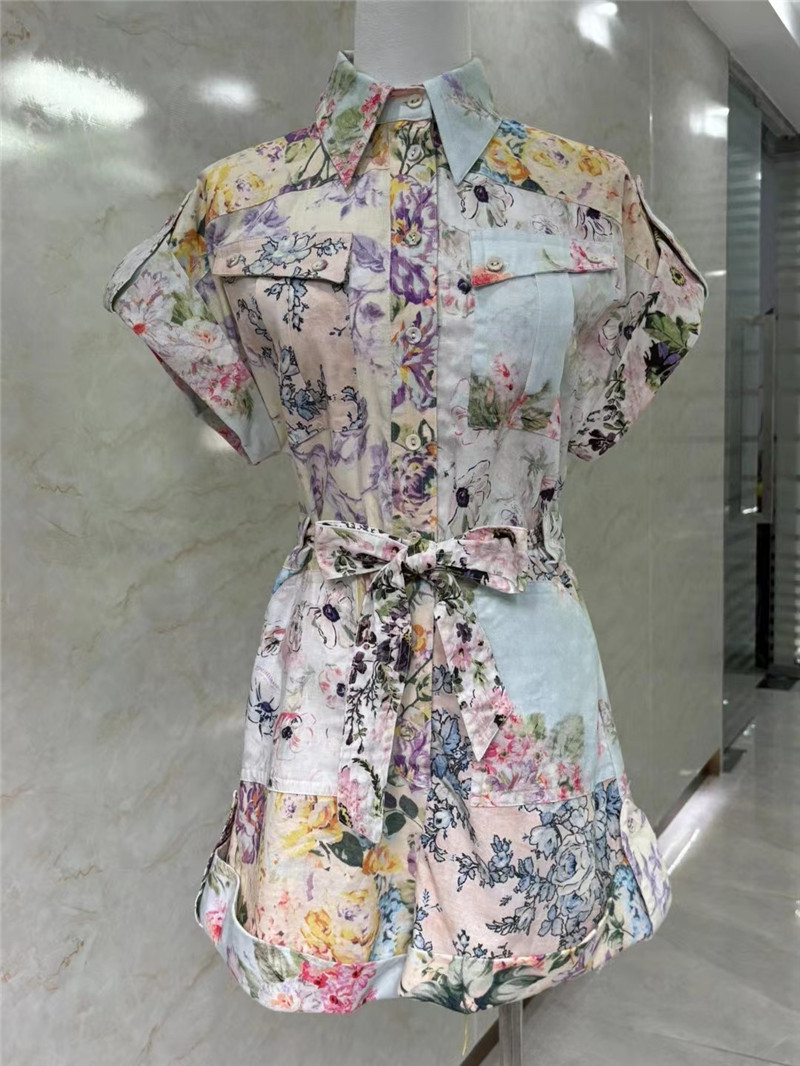 zimm belted waist jumpsuit replica d&g clothing