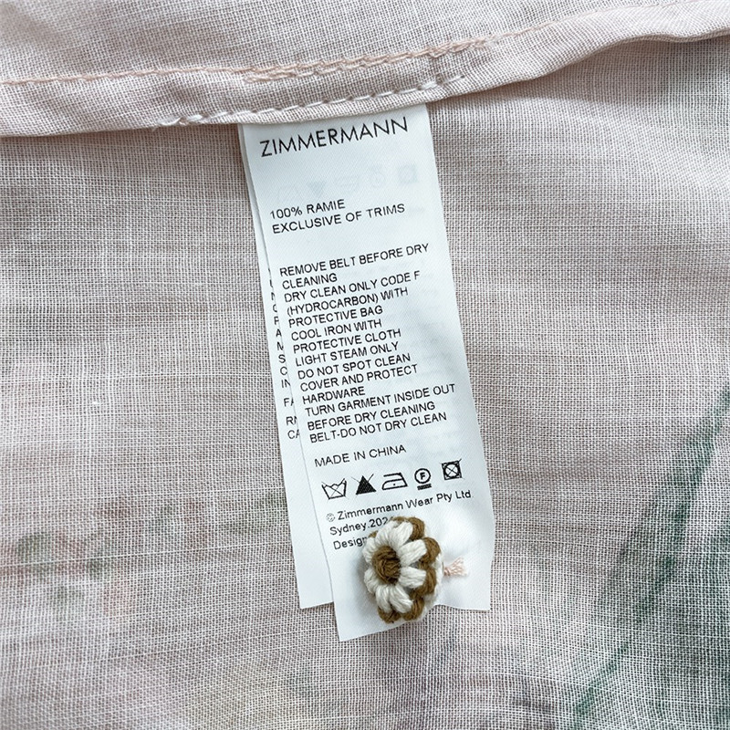 zimm popular ramie buckle top + Linen shorts replicas clothes