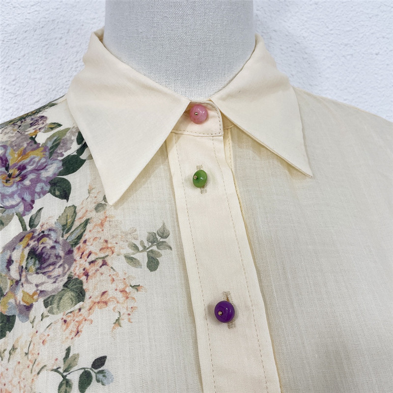 zimm ramie top + Linen wide leg pants replica d&g clothing