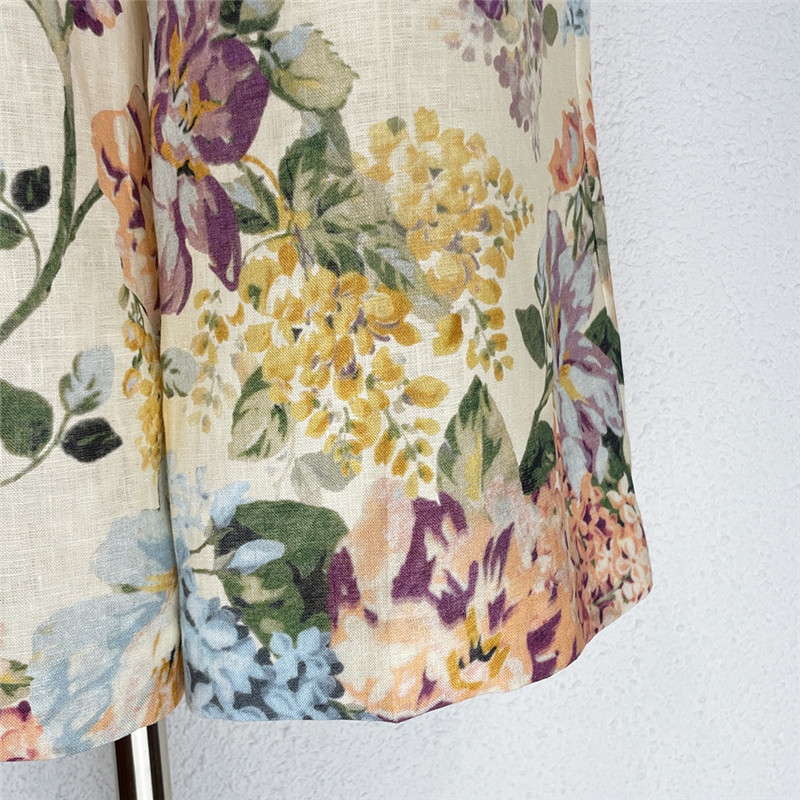 zimm ramie top + Linen wide leg pants replica d&g clothing