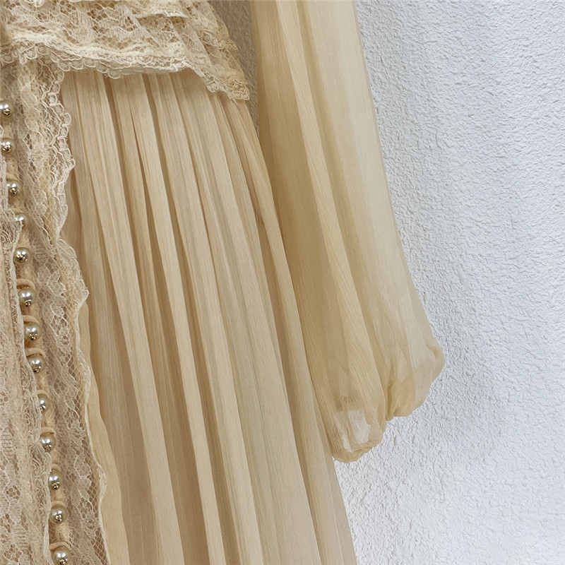 zimm lace dress with human silk splicing replicas clothes