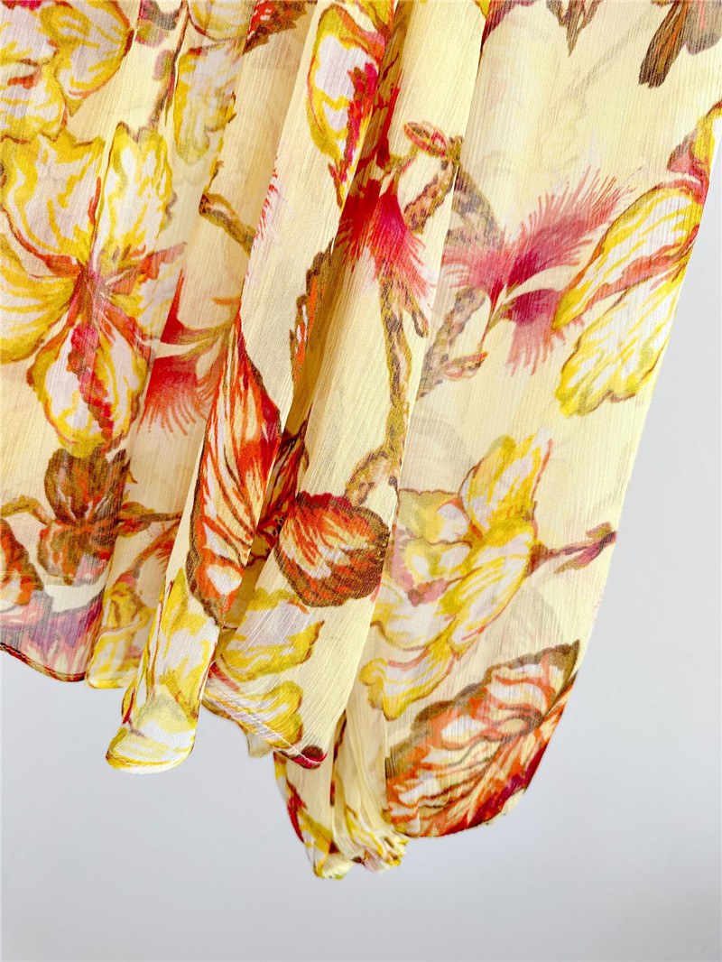 zimm lantern sleeve tie top replica d&g clothing