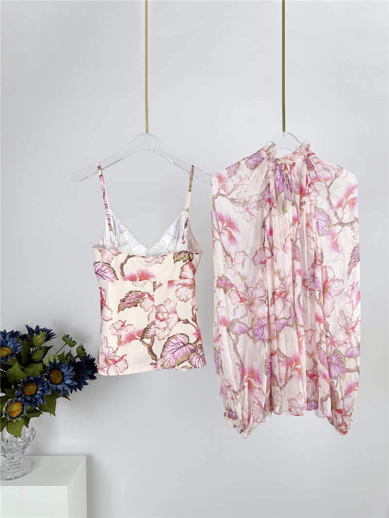 zimm lantern sleeve tie top replica d&g clothing