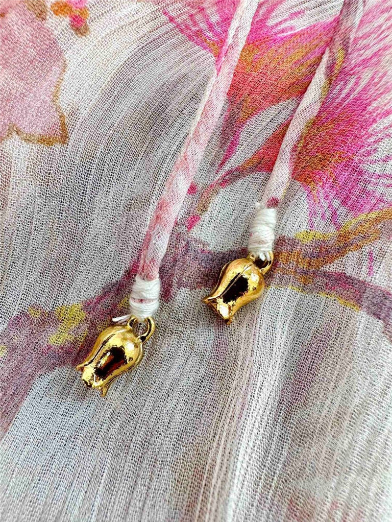 zimm lantern sleeve tie top replica d&g clothing