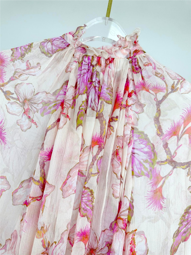 zimm lantern sleeve tie top replica d&g clothing