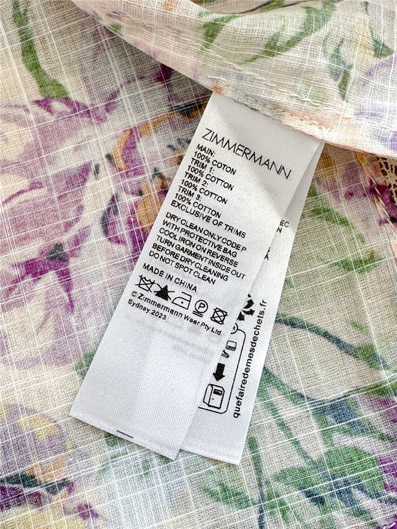 zimm lace trim long sleeve shirt replica d&g clothing