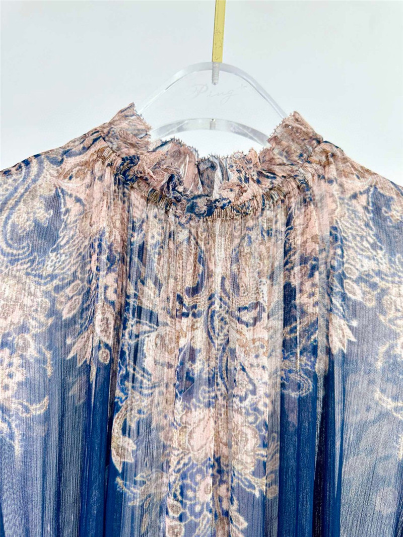 zimm high neck long sleeve midi dress replica designer clothes