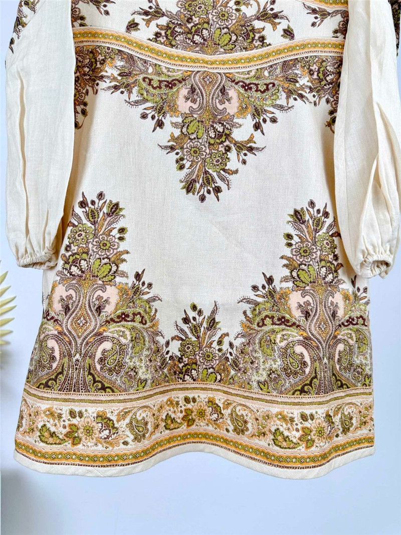 zimm lantern sleeve mini dress replica clothes