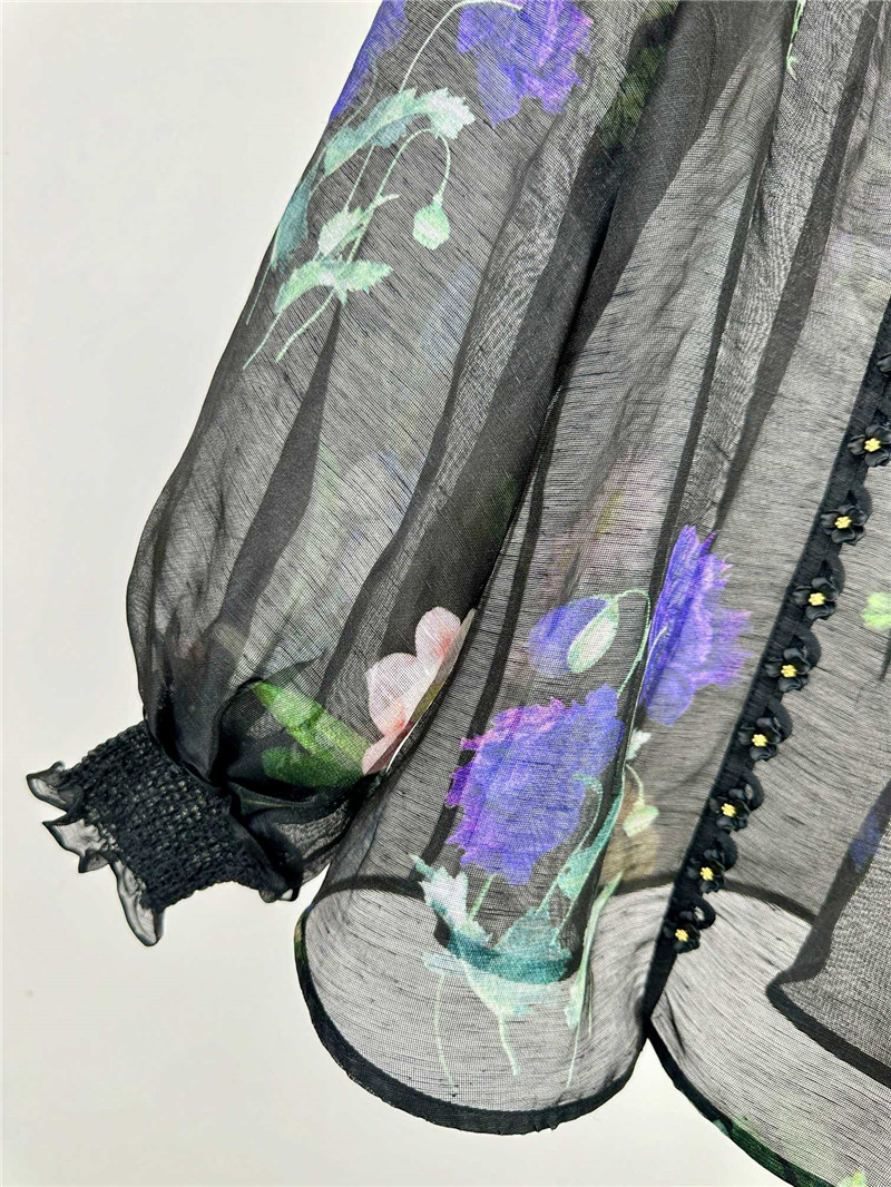 zimm lantern sleeve women’s shirt tops replica clothing