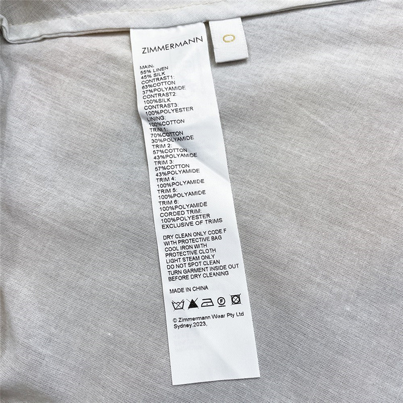 zimm silk linen suspender dress replica clothes