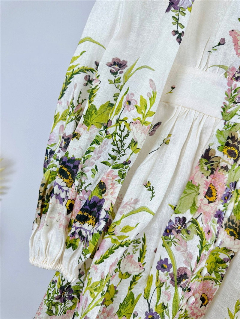 zimm deep V neck lantern sleeve mini dress replica clothing sites