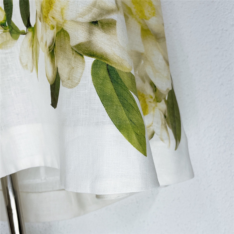 zimm linen printed camisole dress replica designer clothes