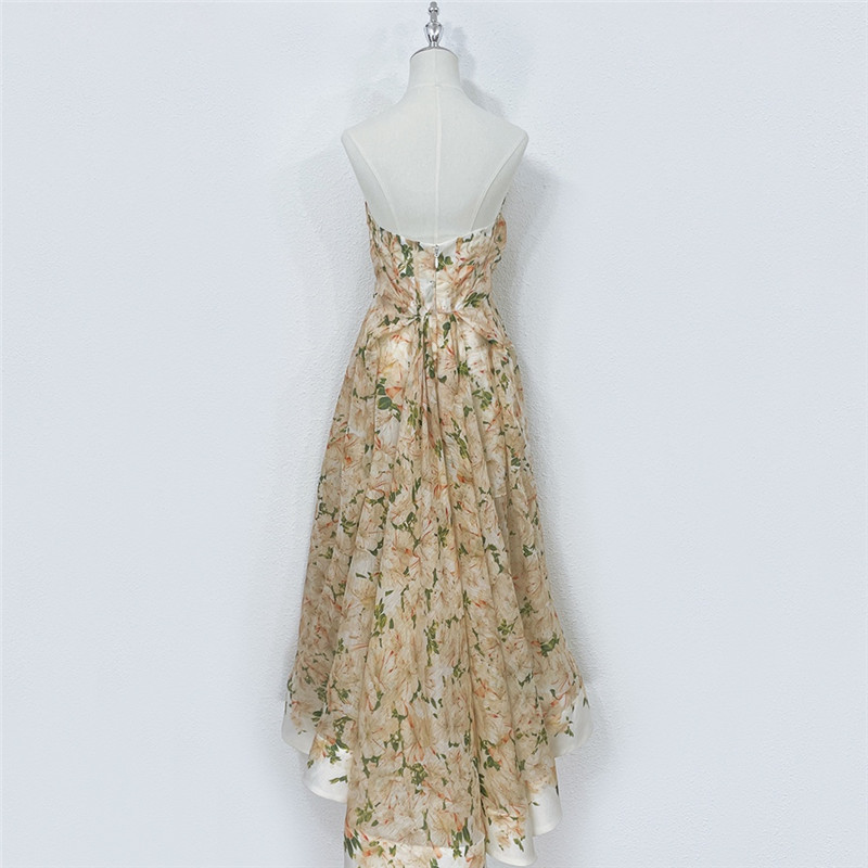 zimm silk Fried Dough Twists bra dress replica clothing