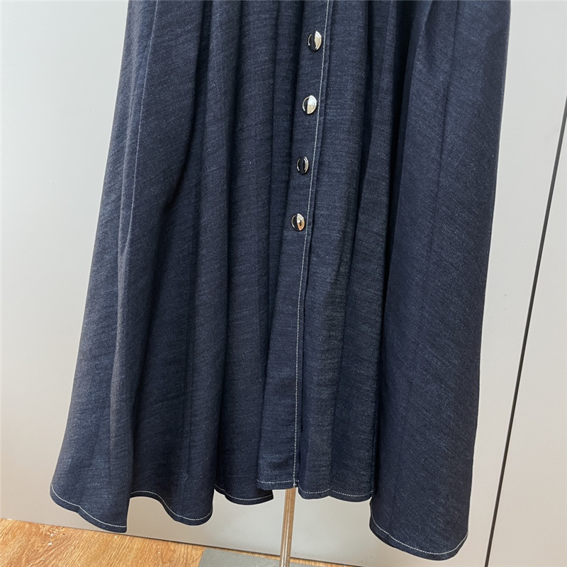 D10r original blue denim dress replica designer clothes