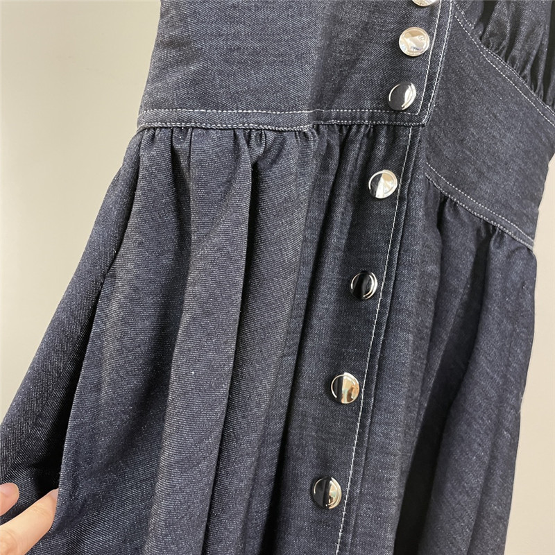 D10r original blue denim dress replica designer clothes