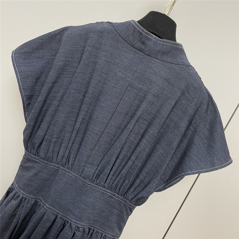D10r original blue denim dress replica designer clothes