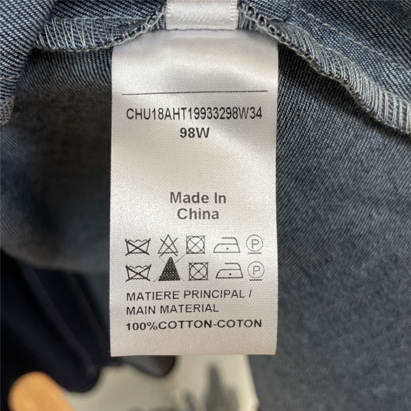 D10r original blue denim dress replica designer clothes