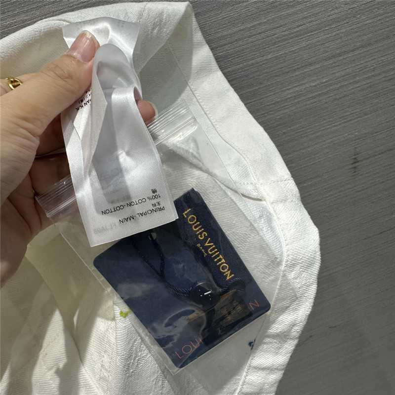 l0vis Vvtt0n lv white denim suspender skirt replica clothing