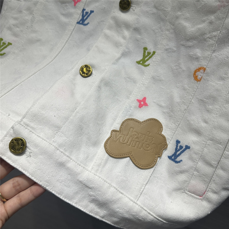 l0vis Vvtt0n lv denim short sleeve jacket replica clothes