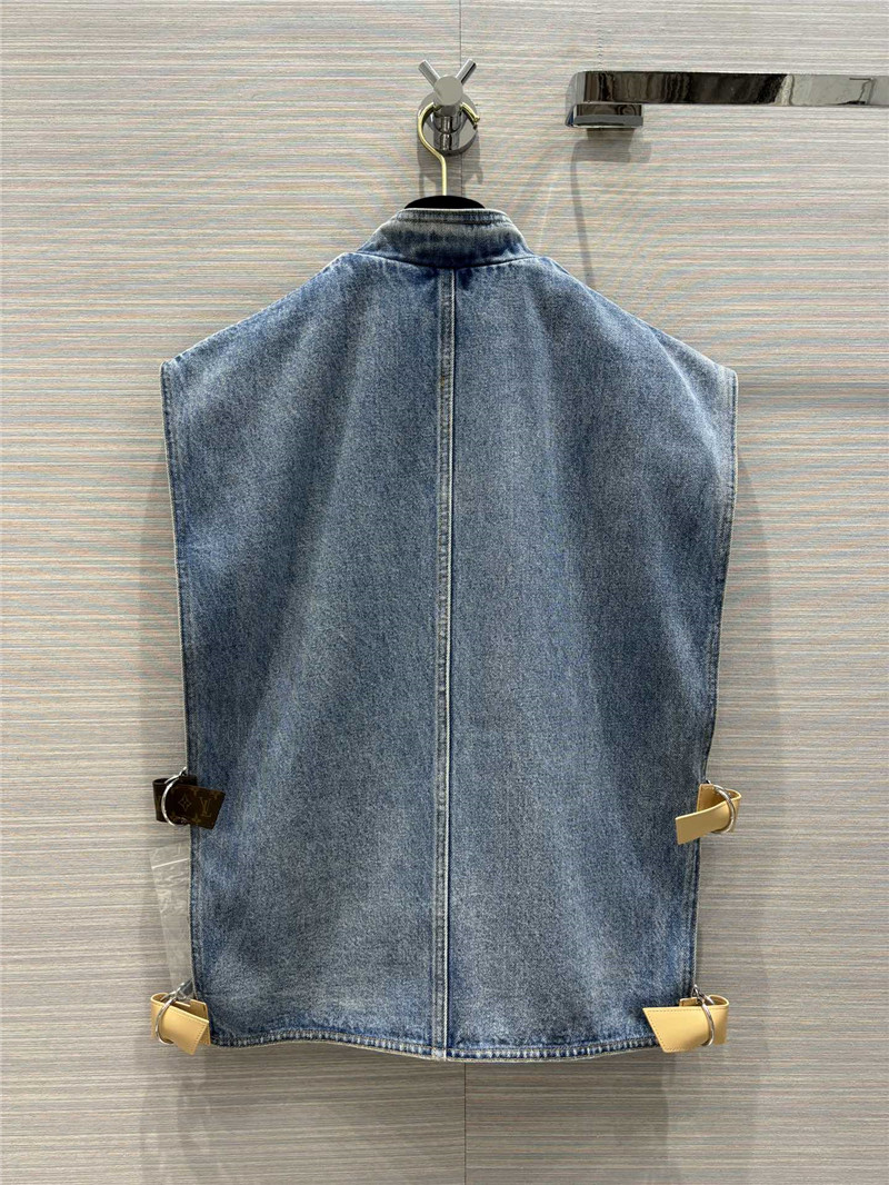 l0vis Vvtt0n lv denim work vest jacket replica d&g clothing