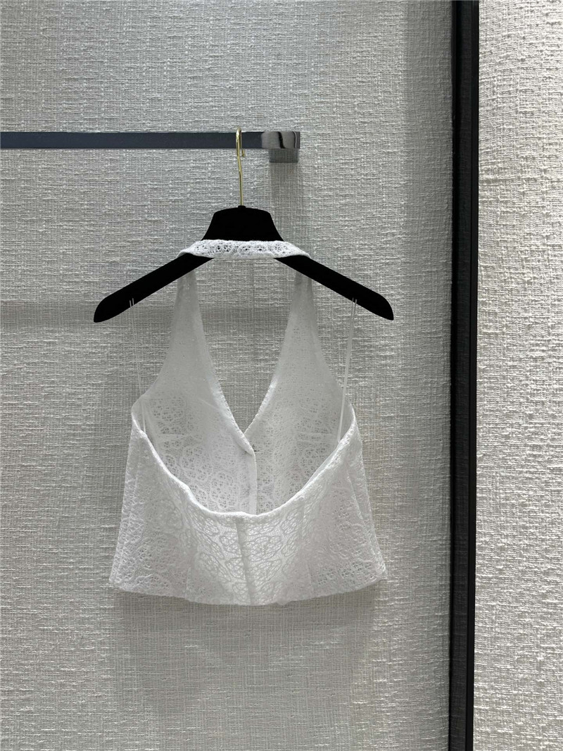 Ch**el camellia water-soluble halterneck replica designer clothes