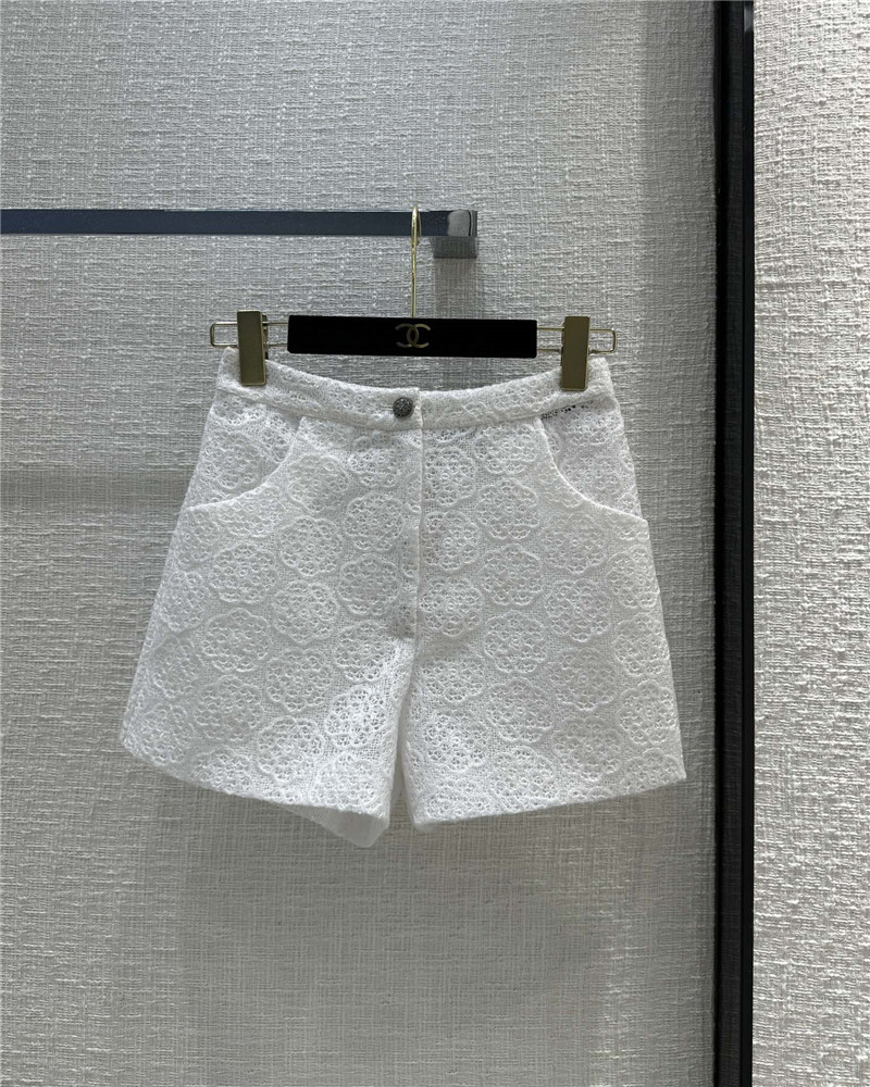 Chanel double C webbing waist shorts replica clothes
