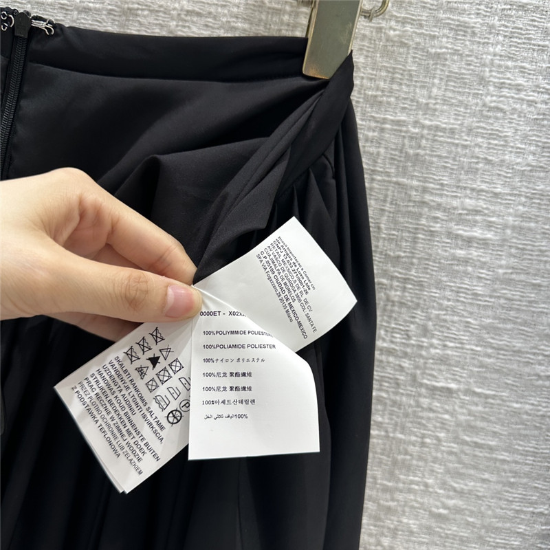 Pra*a low waisted pleated skirt cheap replica designer clothes