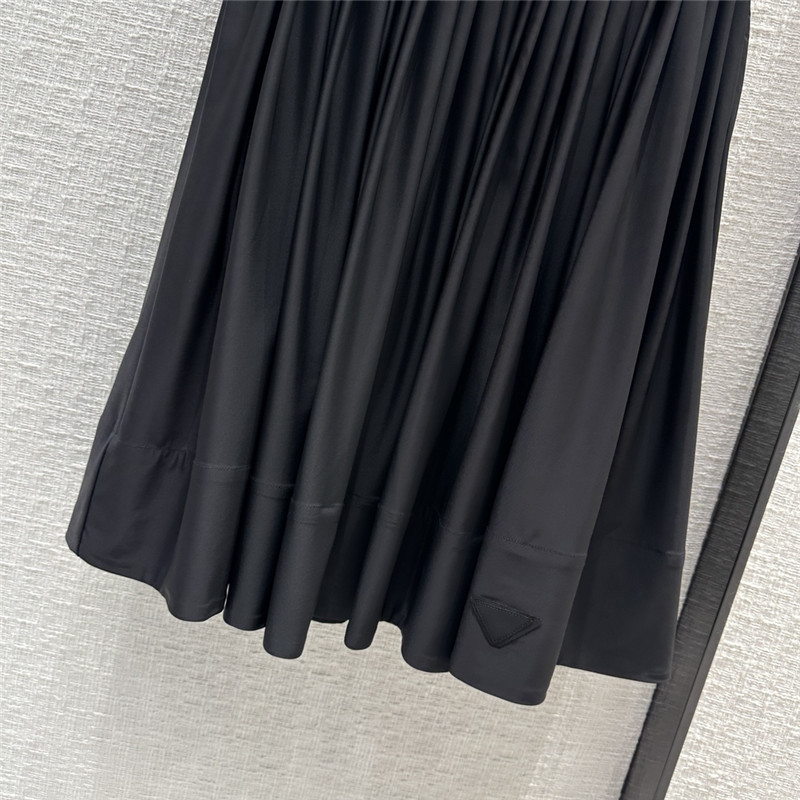 Pra*a low waisted pleated skirt cheap replica designer clothes