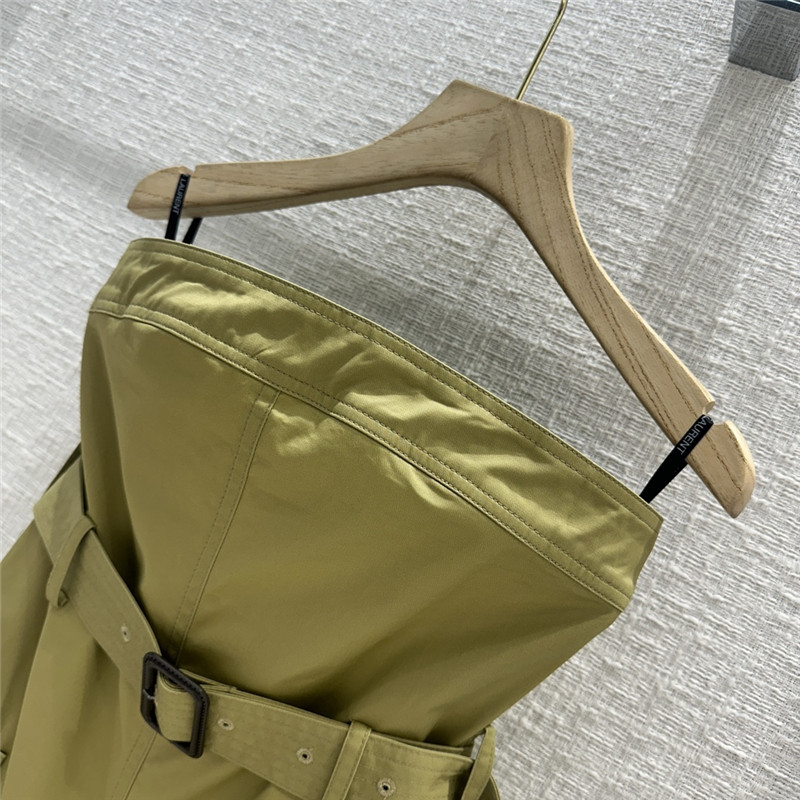 Y51 workwear style tube top jumpsuit replica clothing