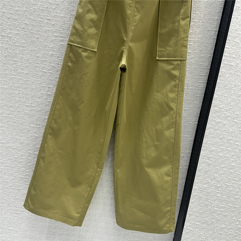 Y51 workwear style tube top jumpsuit replica clothing