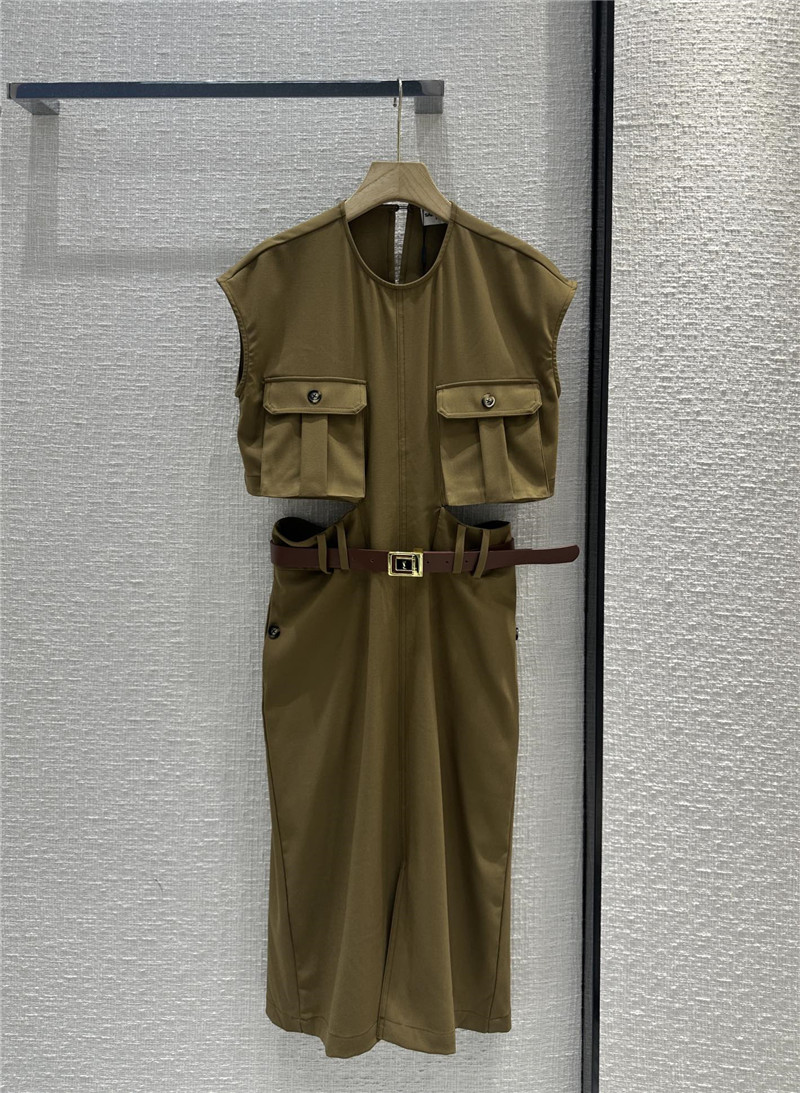 YSL hollow work style dress replica clothes