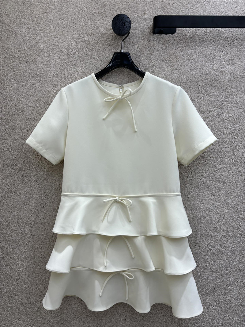 valentino bow buckle cake dress replicas clothes