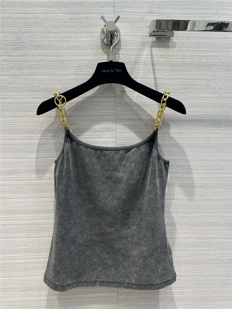 louis vuitton LV ribbed cotton suspenders replica clothes