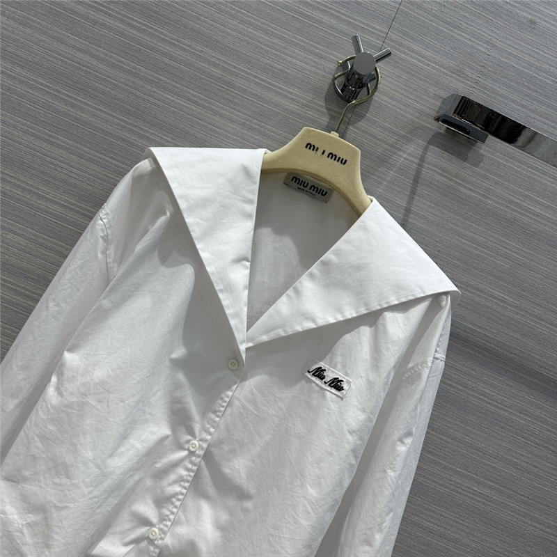 M1um1u navy collar shirt replica clothing sites